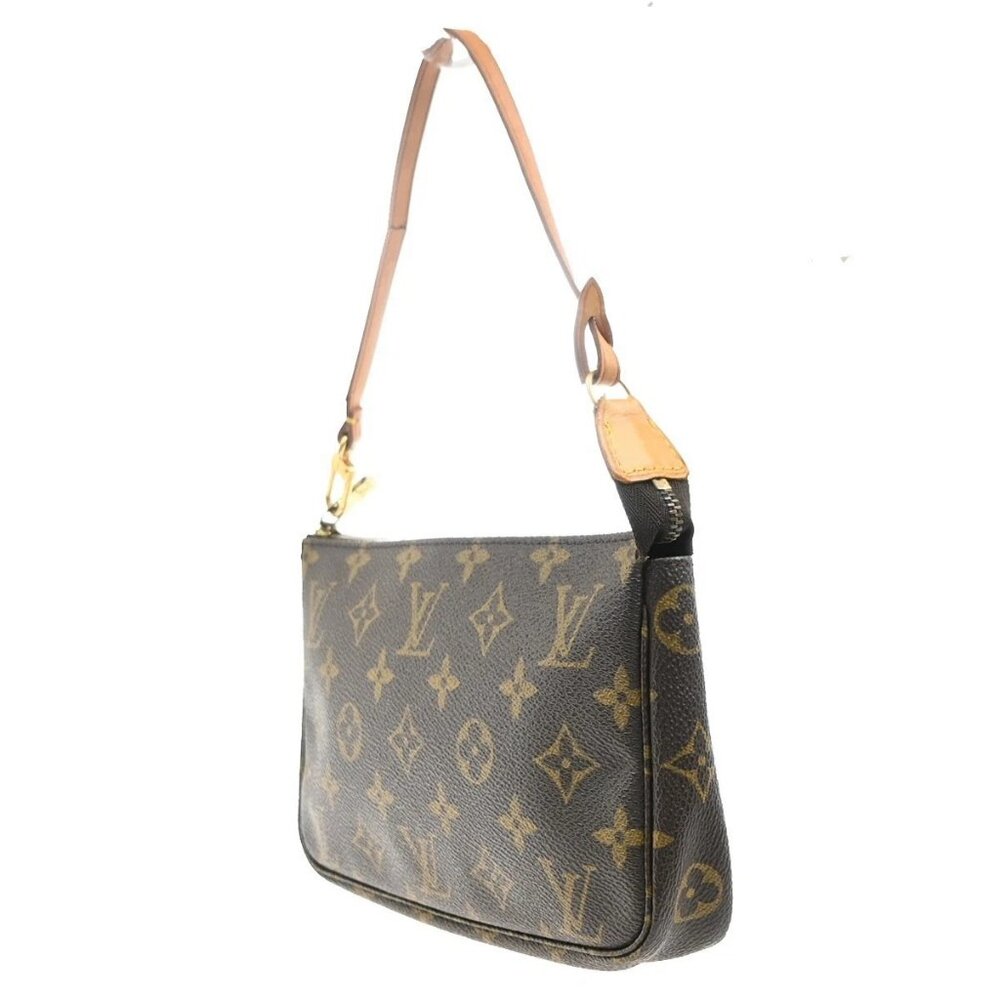 LOUIS VUITTON Pochette Accessoires Hand Bag Monogram Leather BN M51980 34MA288 - Picture 2 of 16